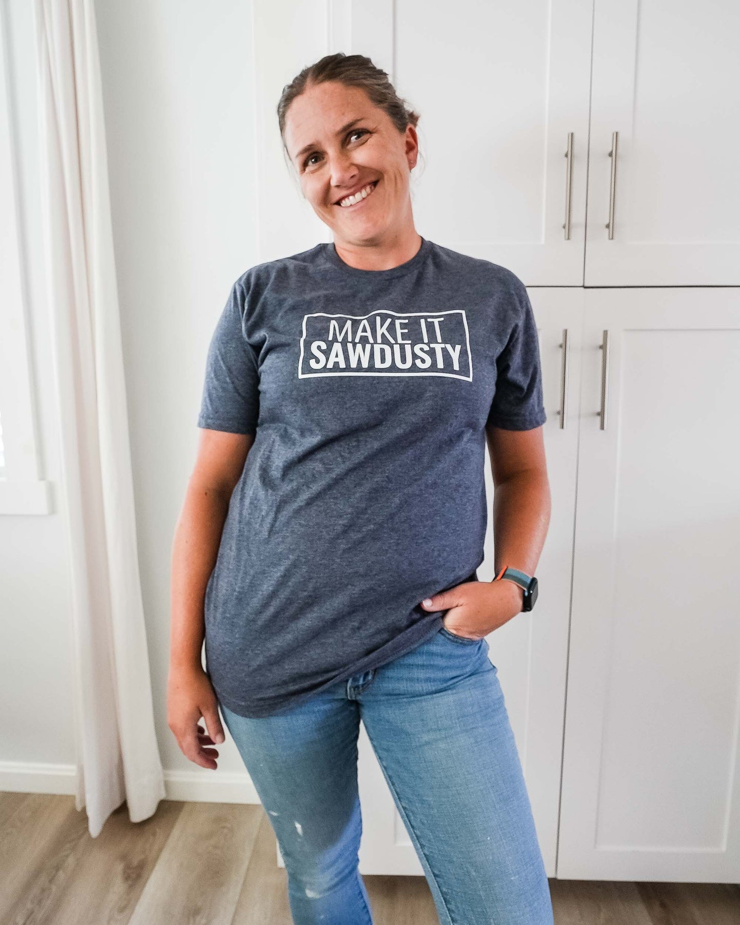 Make It Sawdusty T-Shirt, Woodworking Shirt, Carpenter Shirt, Handyman Shirts