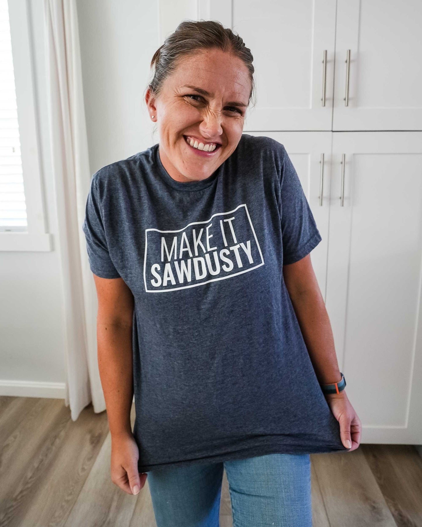 Make It Sawdusty T-Shirt, Woodworking Shirt, Carpenter Shirt, Handyman Shirts