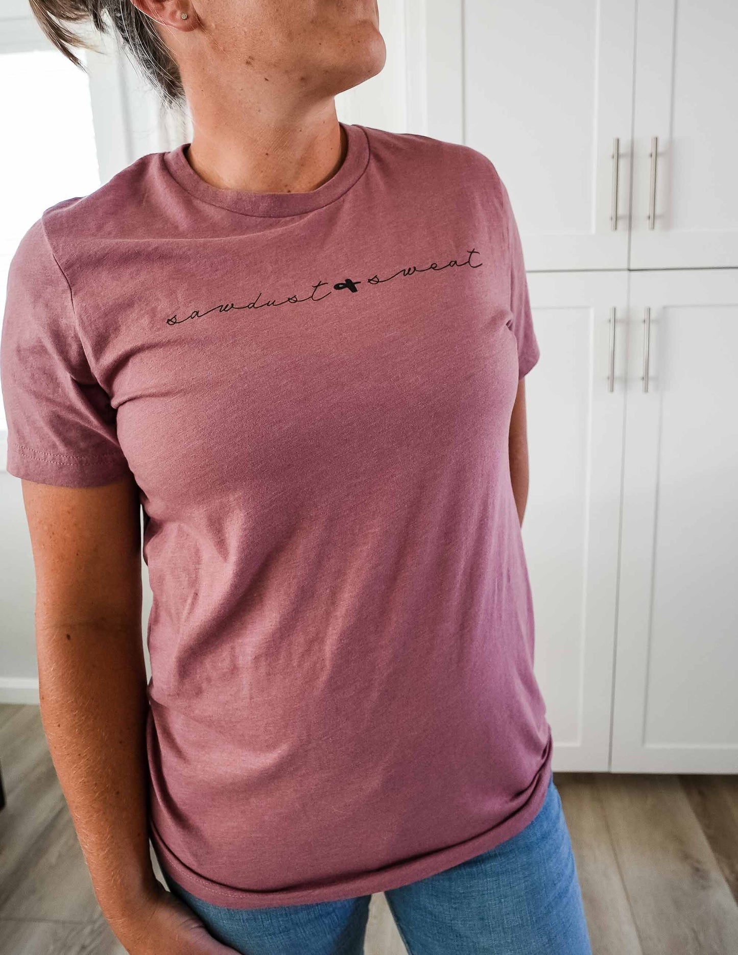 Sawdust + Sweat Shirt, Woodworking Shirt, DIYer Tee, Sawdust T-shirt, Gift for DIYer