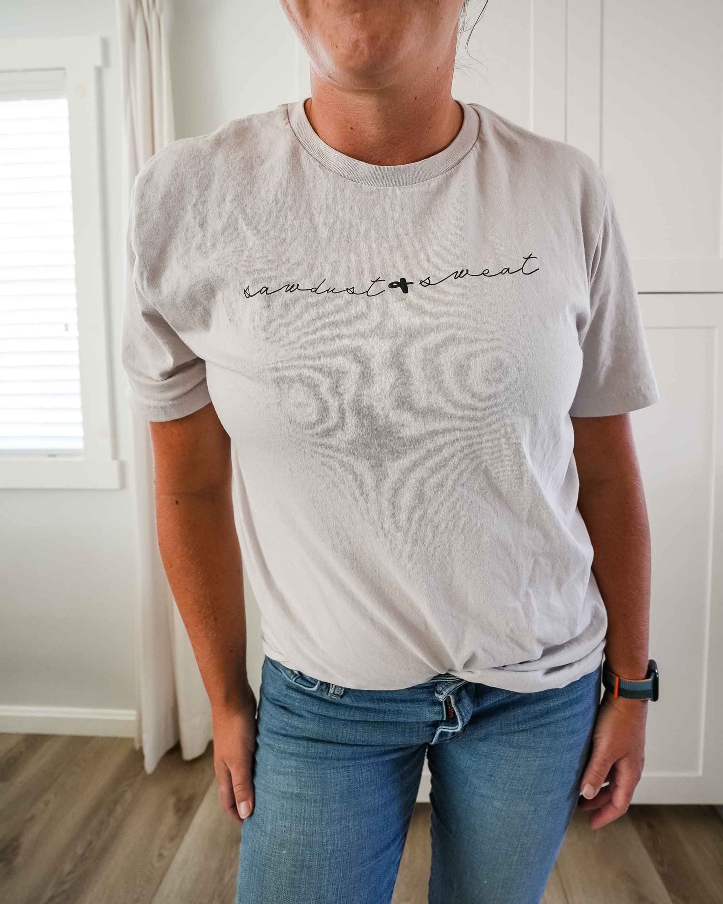 Sawdust + Sweat T-Shirt, Woodworking Shirt, Sawdust T-Shirt, Gift for DIYer