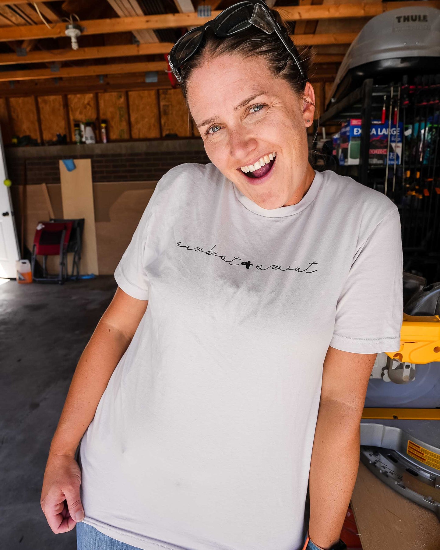 Sawdust + Sweat T-Shirt, Woodworking Shirt, Sawdust T-Shirt, Gift for DIYer