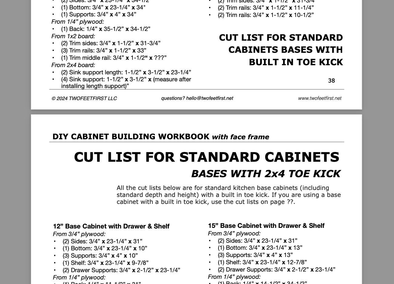 Kitchen Makeover Bundle (Workbook + Plans)