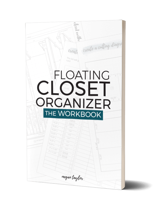 Floating Closet Organizer | The Workbook
