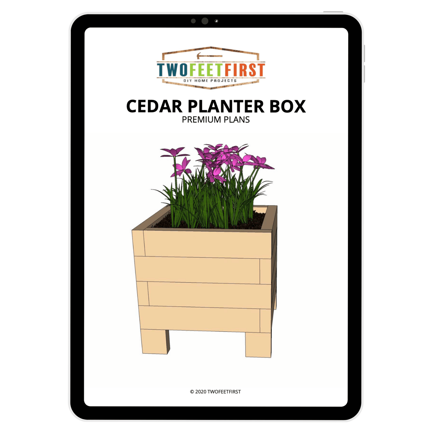 Simple Cedar Planter Box Plan