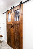 DIY Double Barn Door with Glass Windows: Plan
